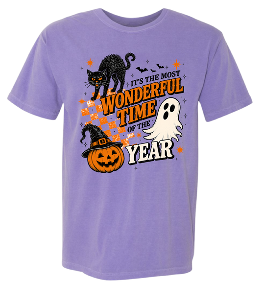 It's The Most Wonderful Time Halloween Comfort Colors Tee