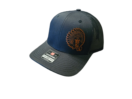 Utica Redsins Leather Patch Snapback Hat (Black, Camo, Pink)