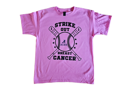 Strike Out Breast Cancer Tee