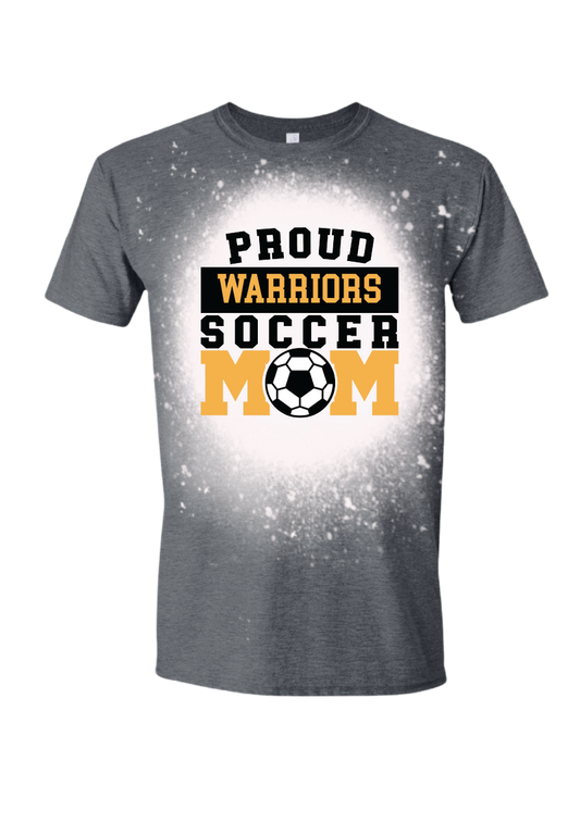 Proud Warriors Soccer Mom Bleached Tee/Crewneck