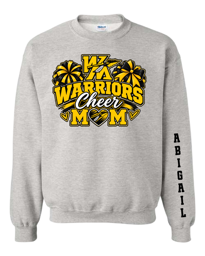 Warriors Cheer Parent Hoodie/Crewneck/Tee