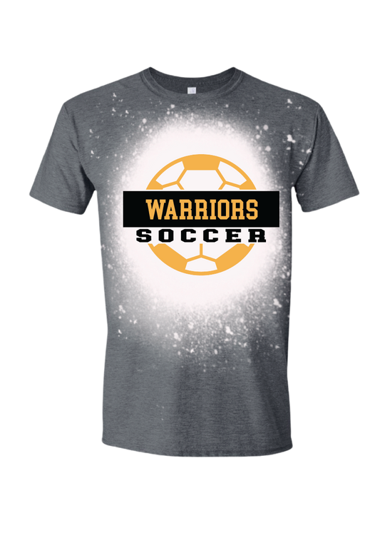 Warriors Soccer Bleached Tee/Crewneck