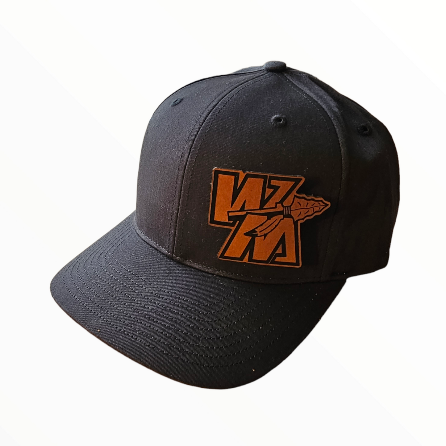 Warriors Side Leather Patch Richardson Snapback Hat