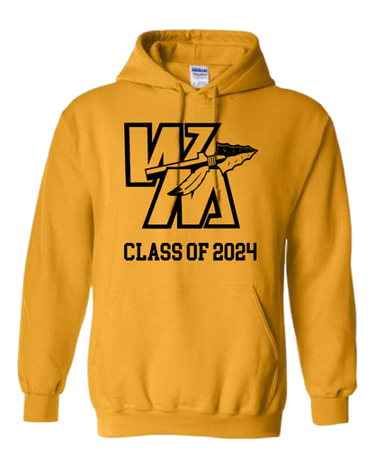WM Gold Hoodie (Pick Activity/Class/Warriors Design)
