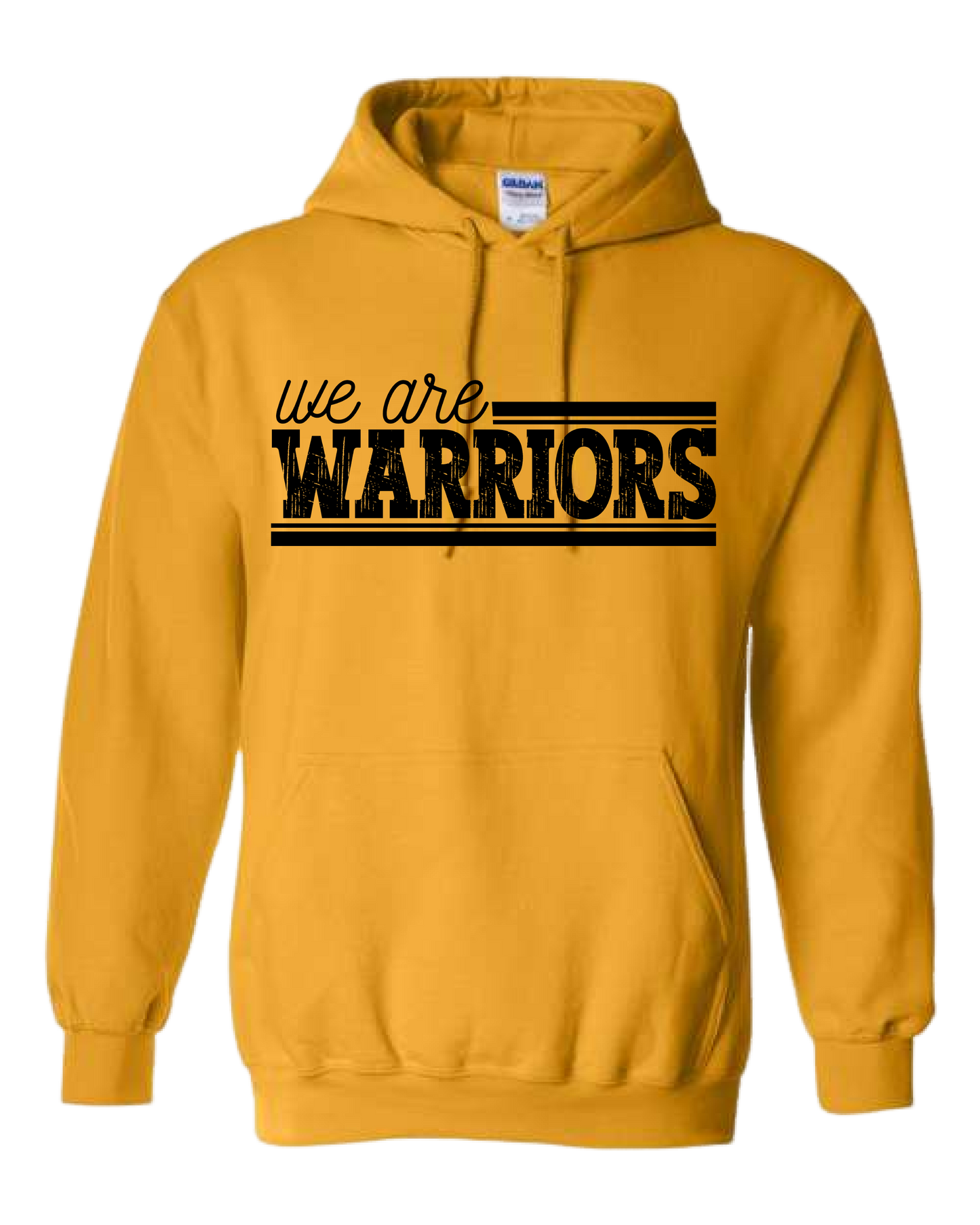 We Are Warriors Gold Hoodie