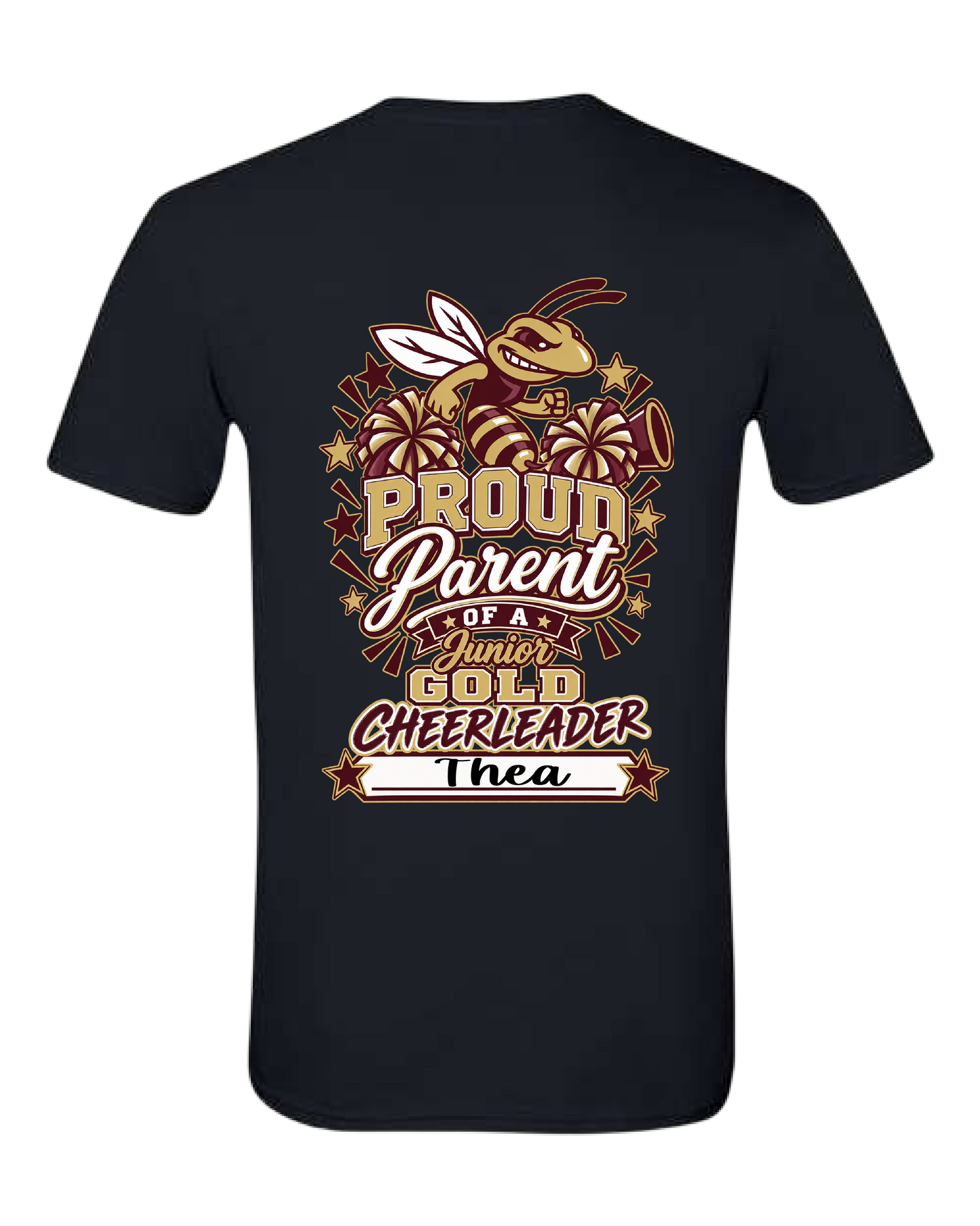 Jr Gold Cheer Parent Tee/Crewneck/Hoodie