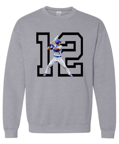 Athlete Number Photo Hoodie/Crewneck/Tee