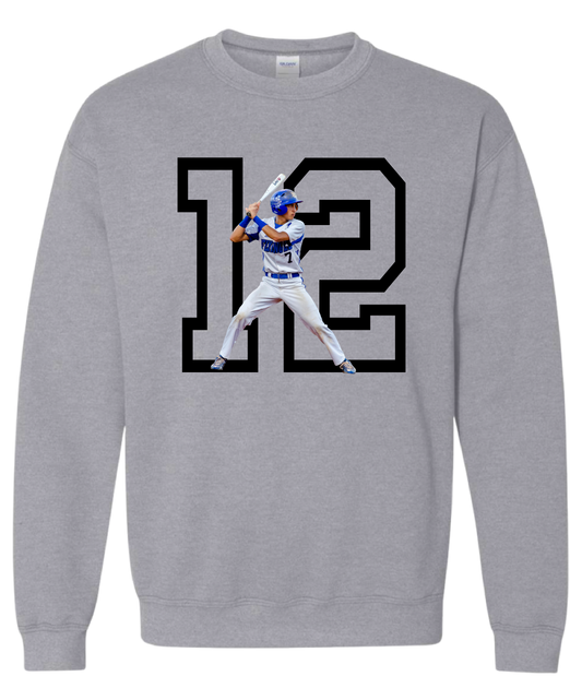 Athlete Number Photo Hoodie/Crewneck/Tee
