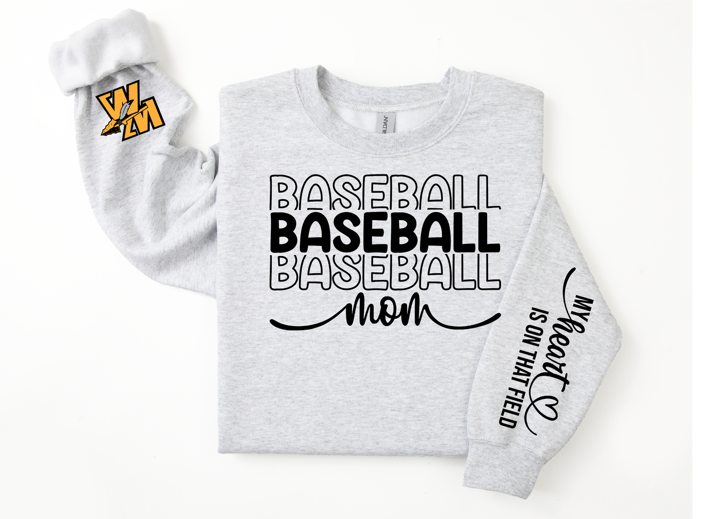 WM Baseball Mom Crewneck/Hoodie