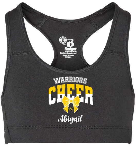 SWLYFC Cheer Compression Sports Bra and Shorts