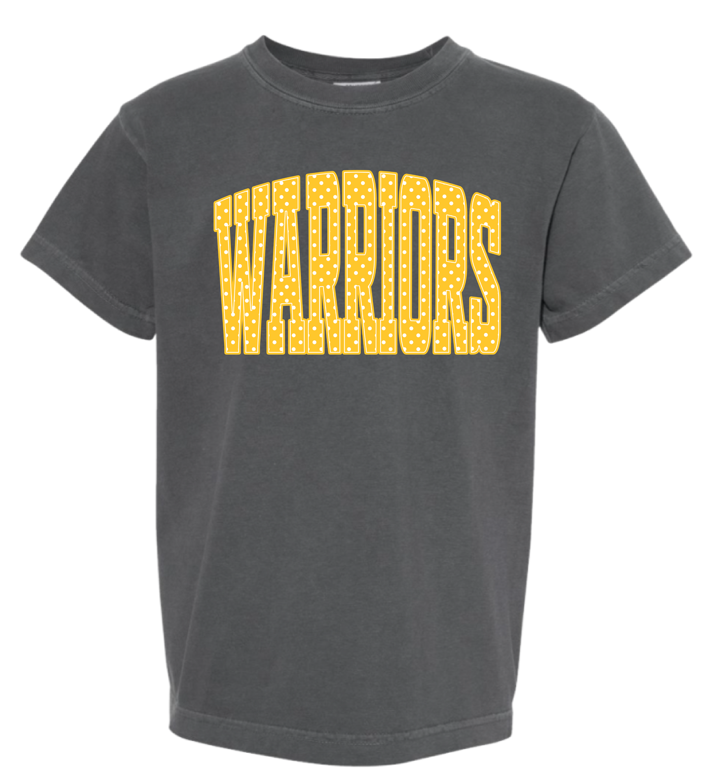Warriors Polka Dot Comfort Colors Tee