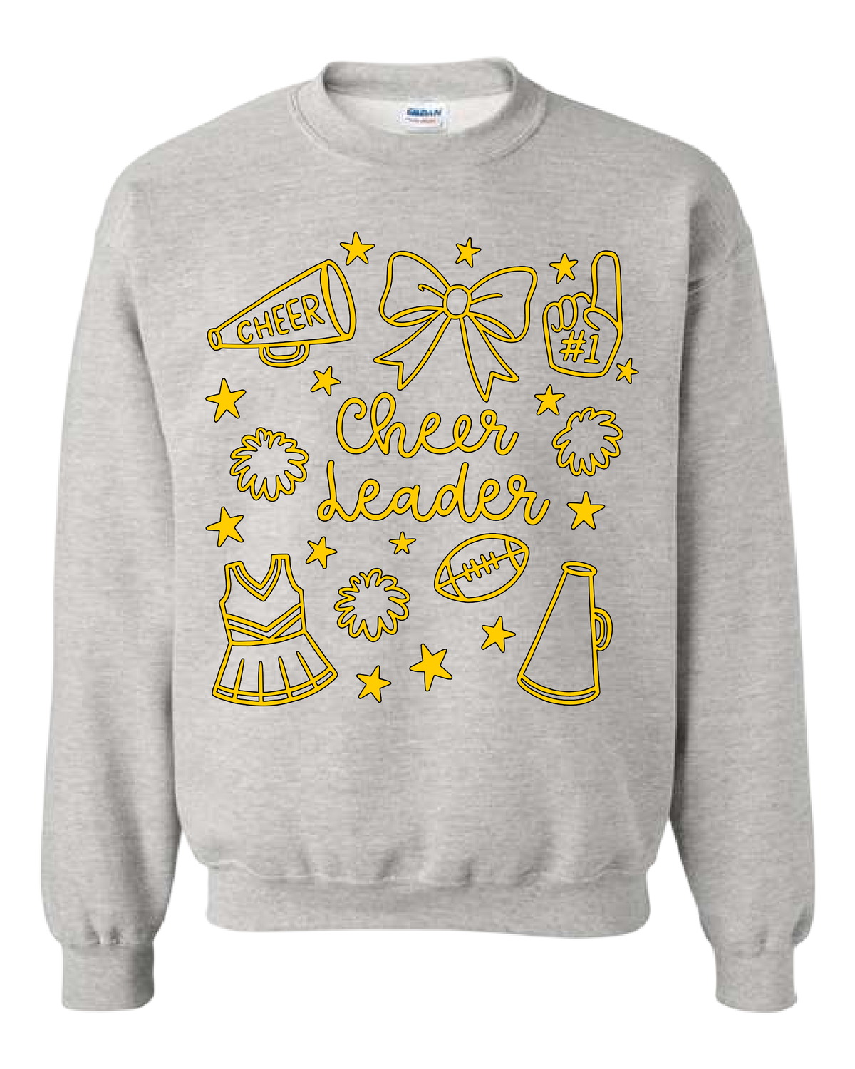 Cheerleader Doodle Hoodie/Crewneck/Tee