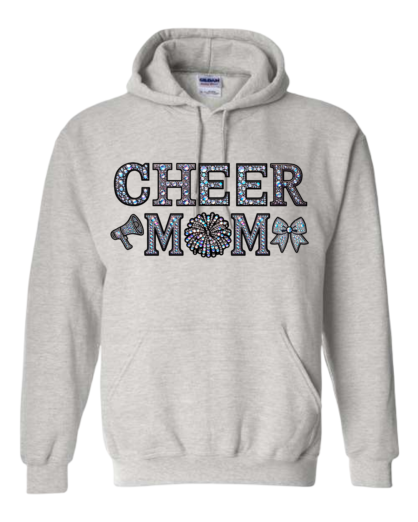Rhinestone Cheer Mom Hoodie/Crewneck/Tee