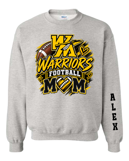 Warriors Football Parent Hoodie/Crewneck/Tee