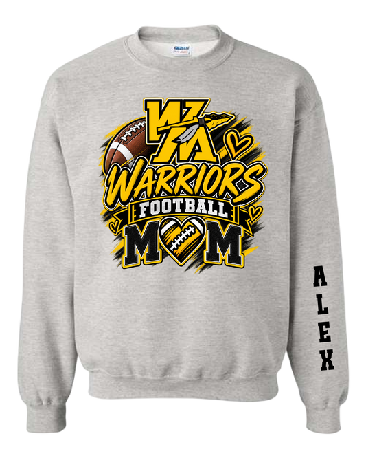 Warriors Football Parent Hoodie/Crewneck/Tee