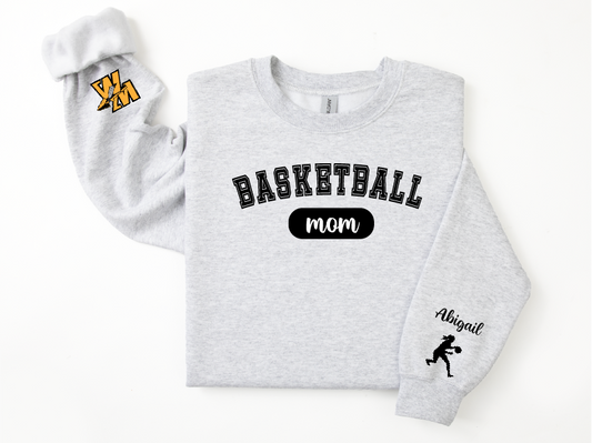 Girl's Basketball Mom Hoodie/Crewneck/Tee