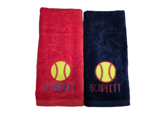 Embroidered Sports Towel