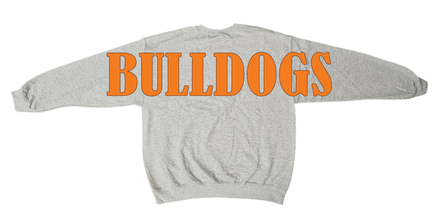Heath Bulldogs Jersey Style Crewneck