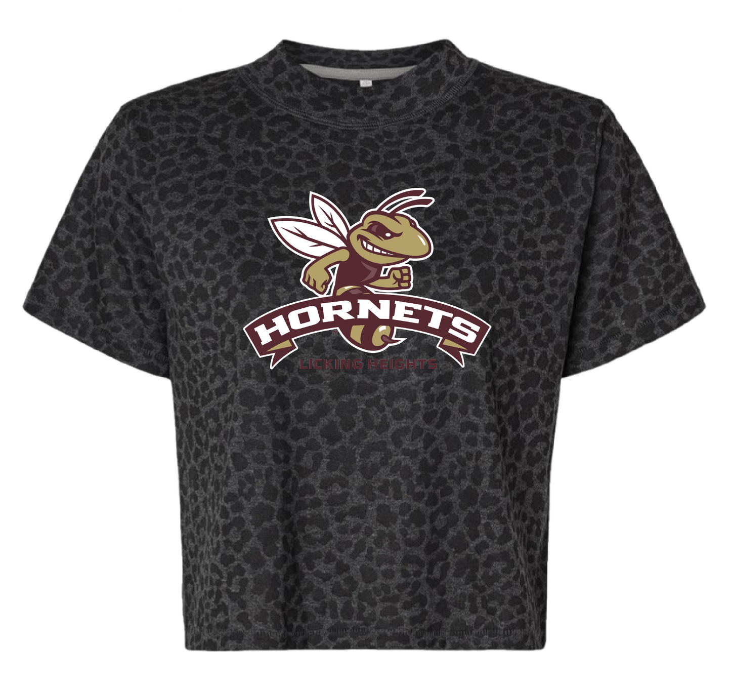Hornets Crop Leopard Tee