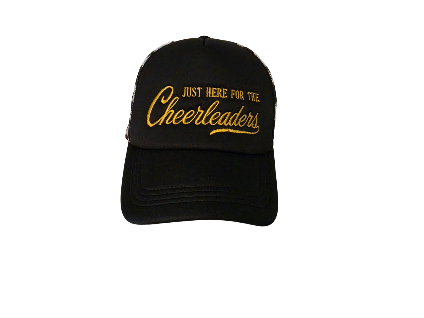Just Here For The Cheerleaders Trucker Hat