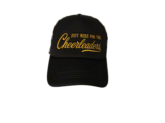 Just Here For The Cheerleaders Trucker Hat