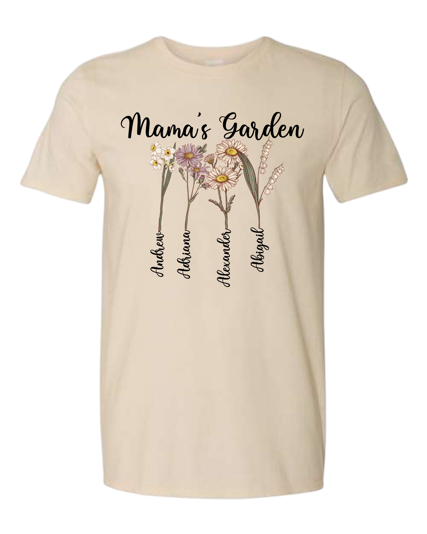 Mama's Garden Birth Month Flower (Can change Mama to anything)