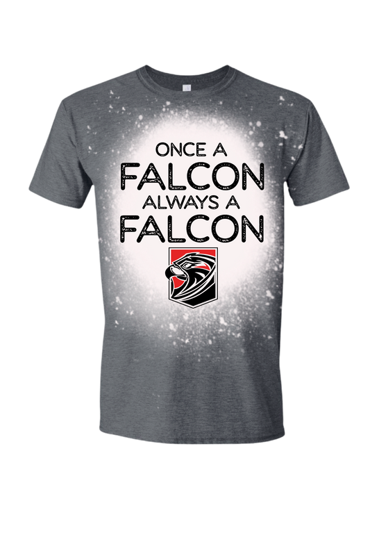 Once A Falcon Always A Falcon Bleached Tee