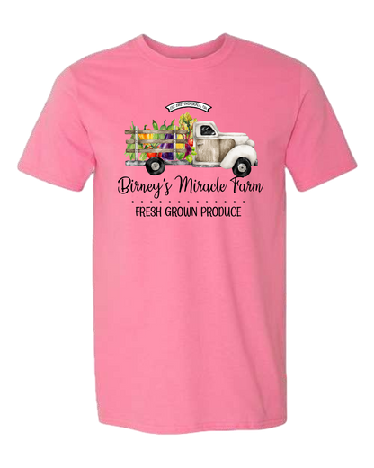 Birneys Miracle Farm Pink Tee
