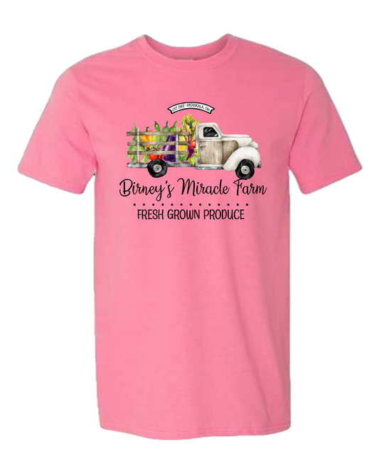 Birneys Miracle Farm Pink Tee