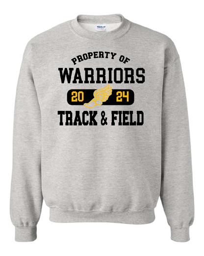 Warriors Property Of Track & Field Sweatshirt/Hoodie