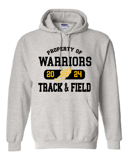 Warriors Property Of Track & Field Sweatshirt/Hoodie