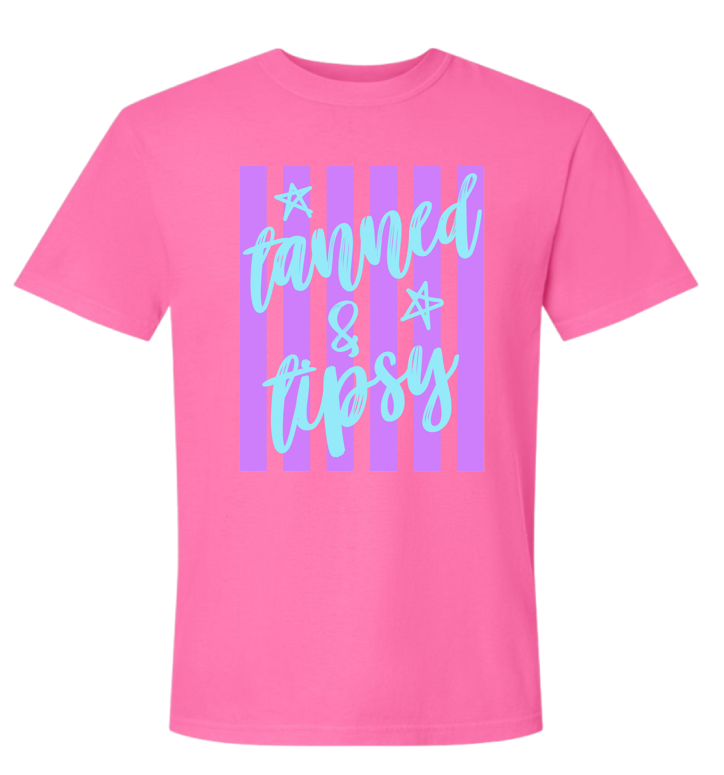 Tanned And Tipsy Comfort Colors Tee
