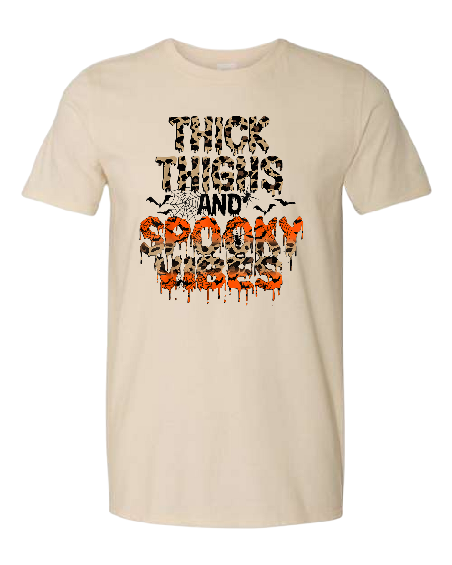 Thick Thighs And Spooky Vibes Vibes Tee