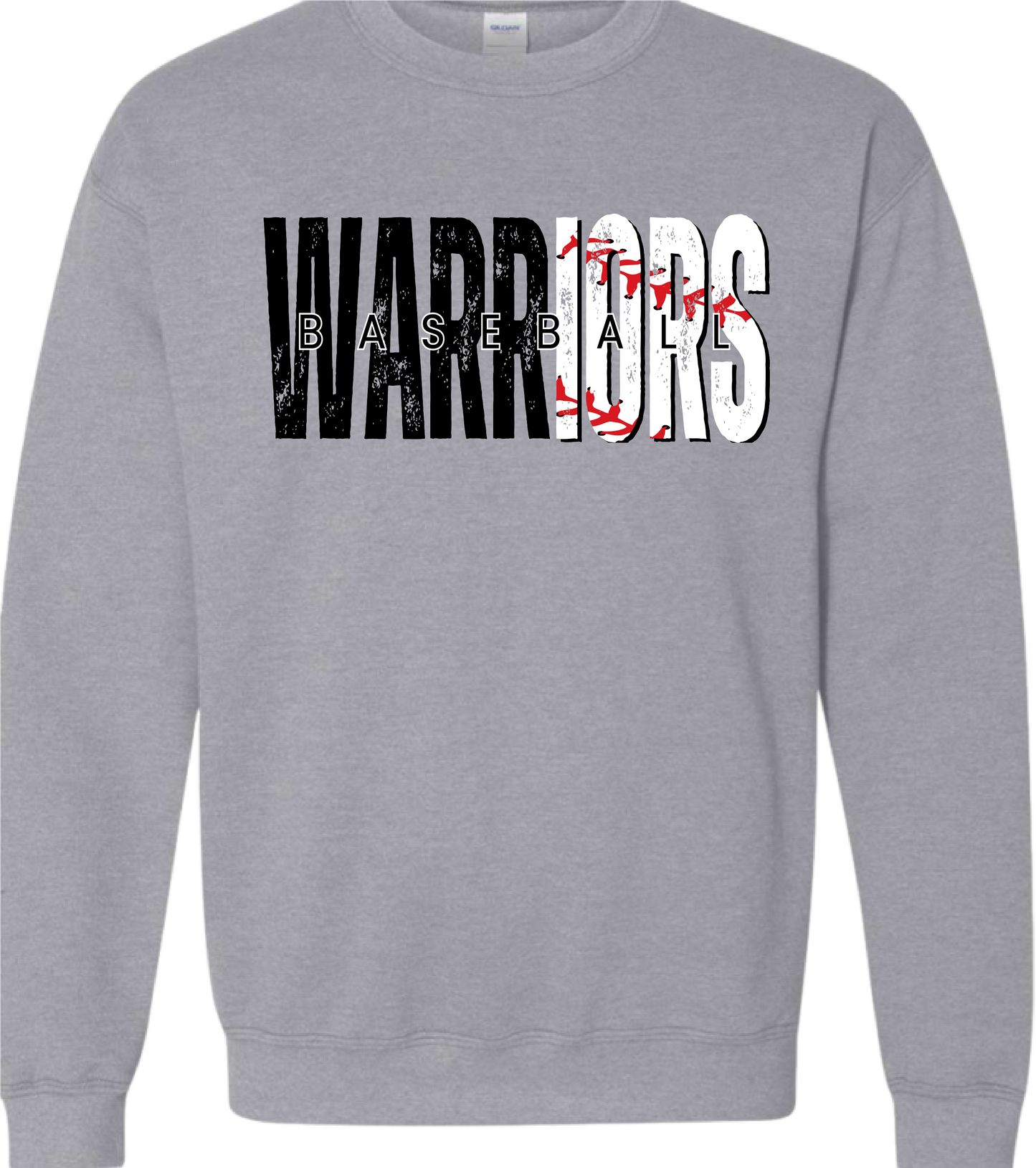 Warriors Baseball Letters Tee/Crewneck/Hoodie