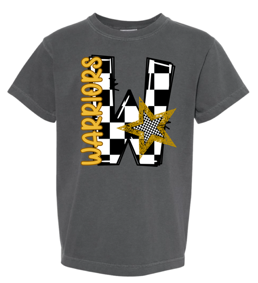 Check Warriors Comfort Colors Tee