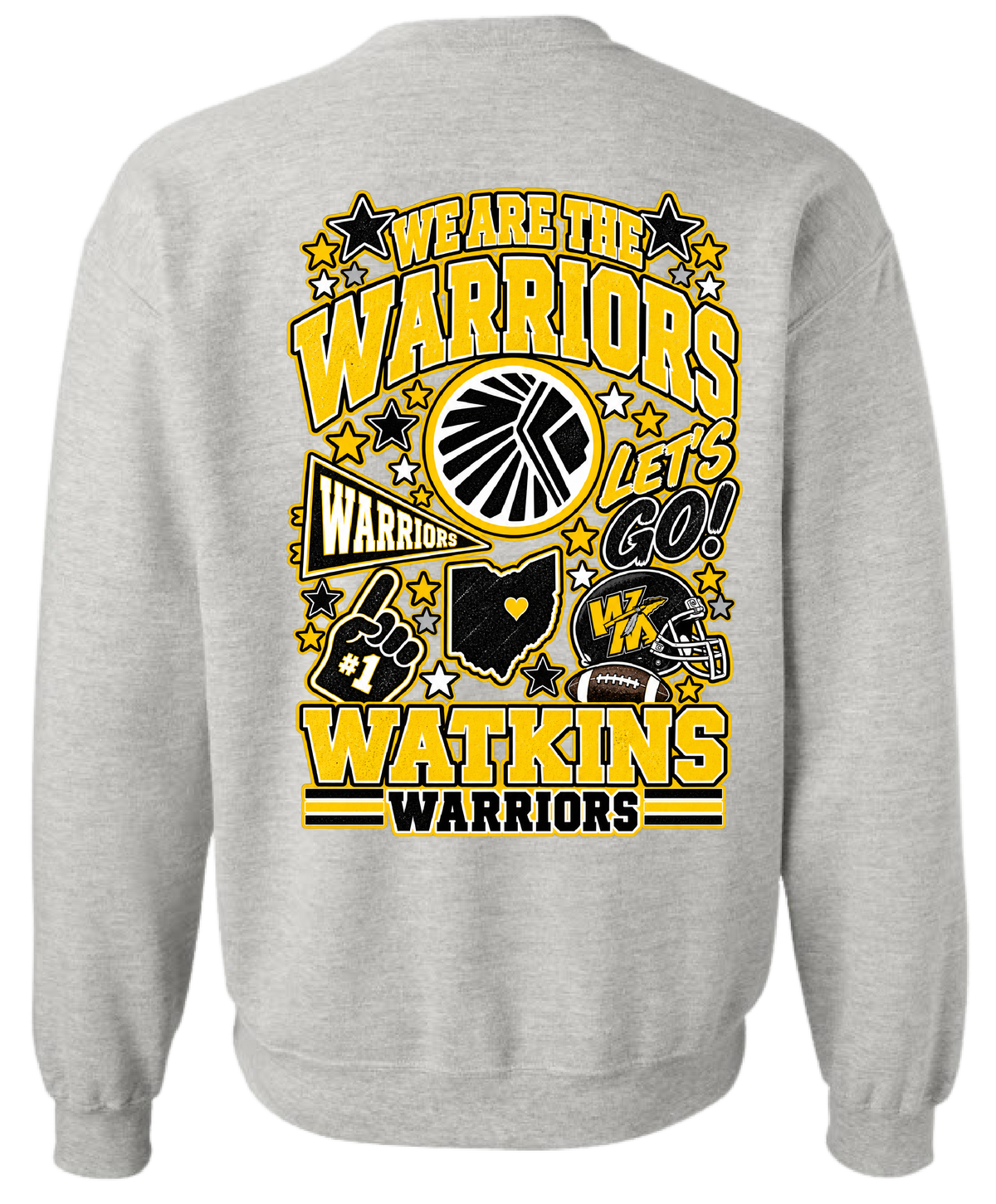 Warriors Pride Collage Hoodie/Crewneck/Tee