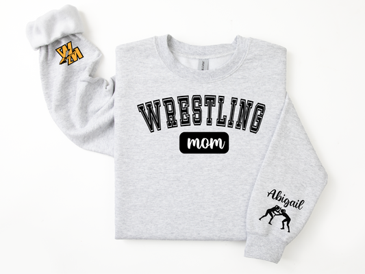 Girl's Wrestling Mom Hoodie/Crewneck/Tee