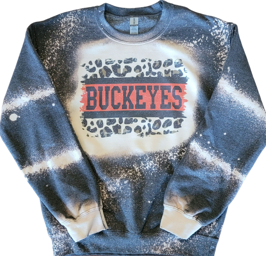 Buckeyes Bleached Sweatshirt