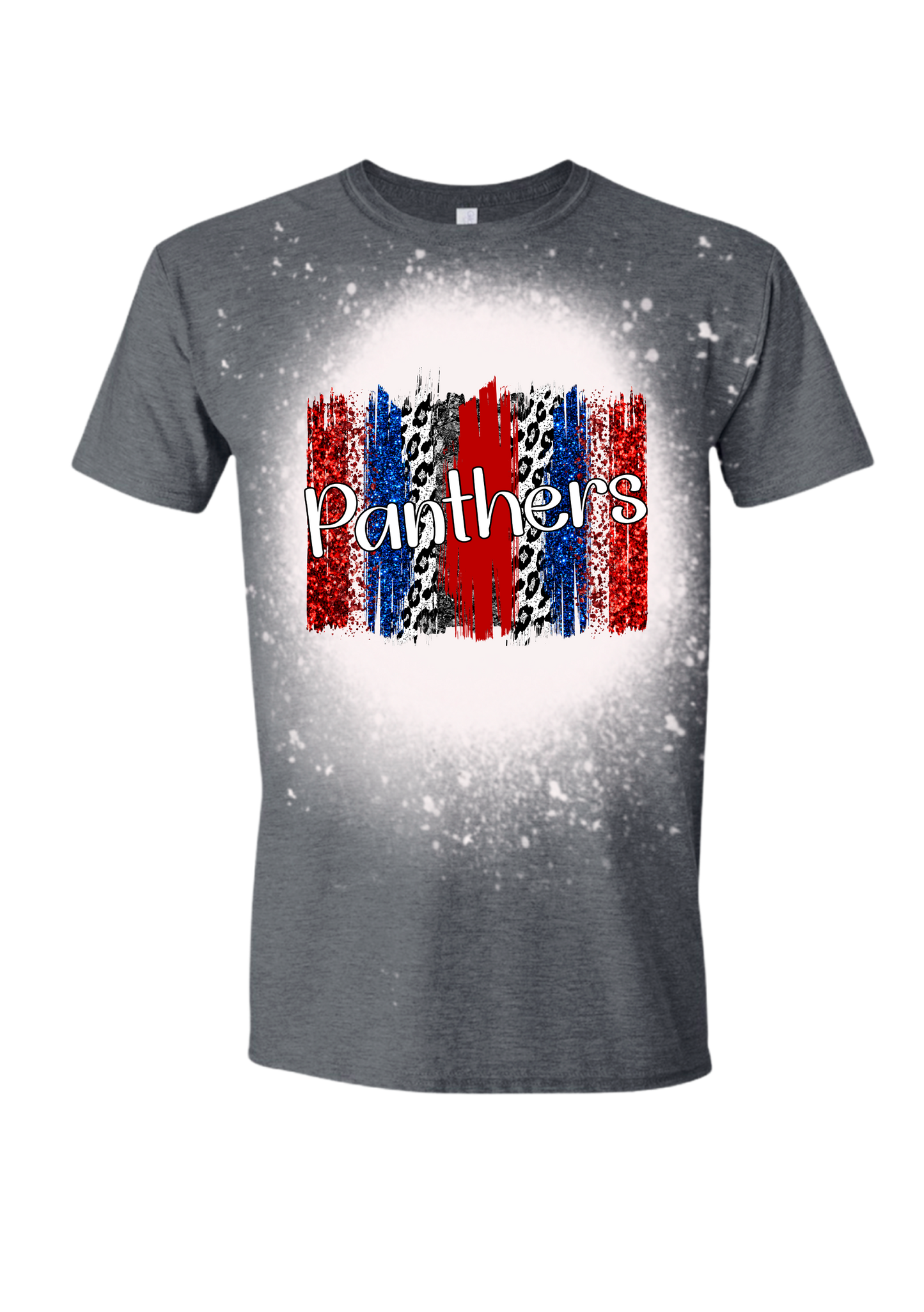 Team Brush Strokes Bleached Tee (Choose Your Team)