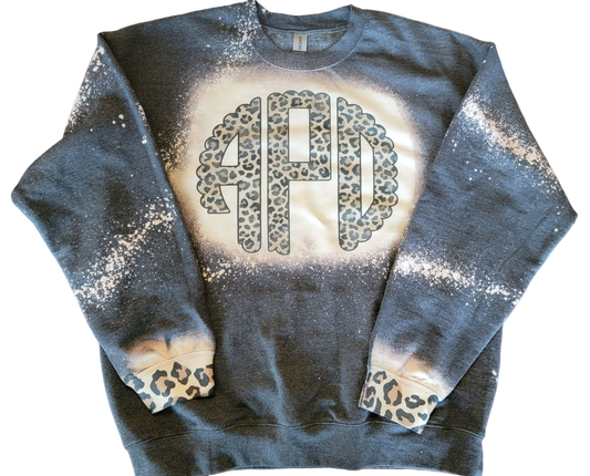 Monogram Bleached Sweatshirt