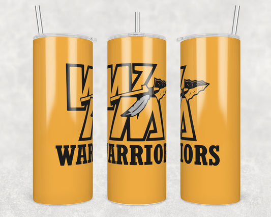 20oz Watkins Memorial Tumbler Gold with Black Lettering