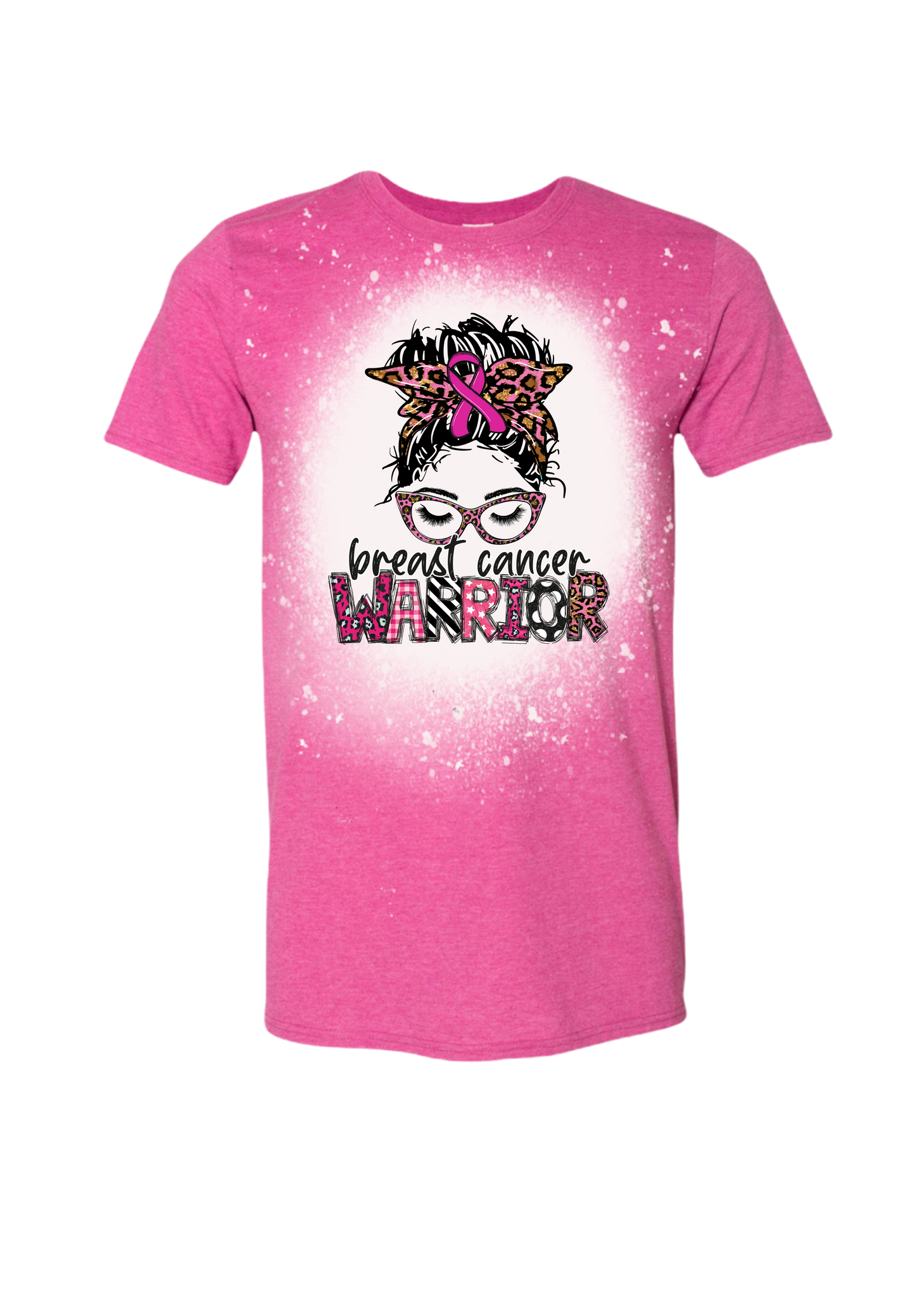 Breast Cancer Warrior Bleached Tee