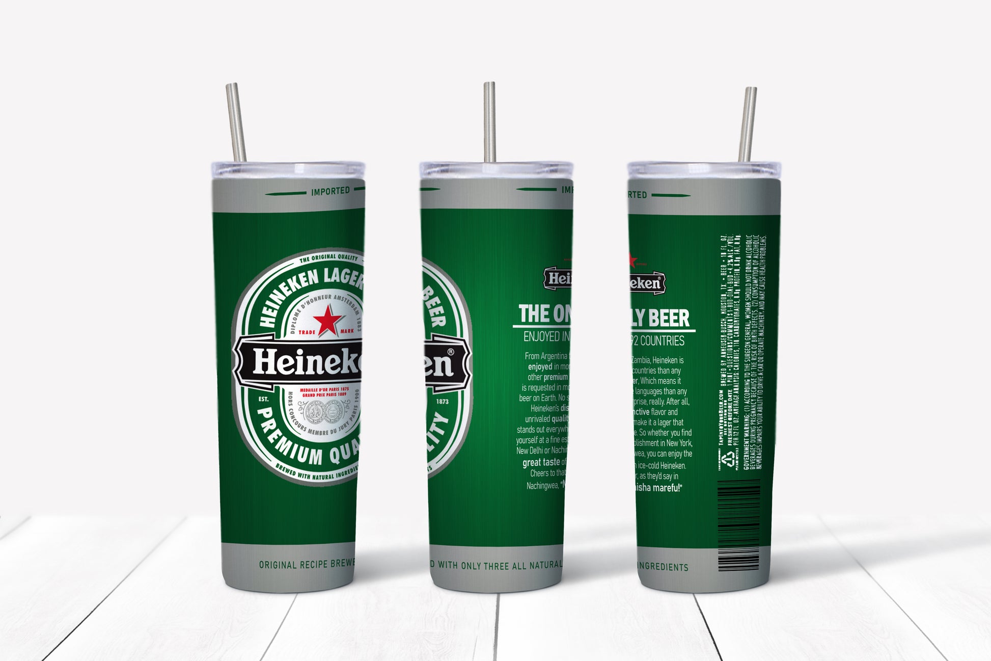 20oz. Tumblers Alcohol Designs