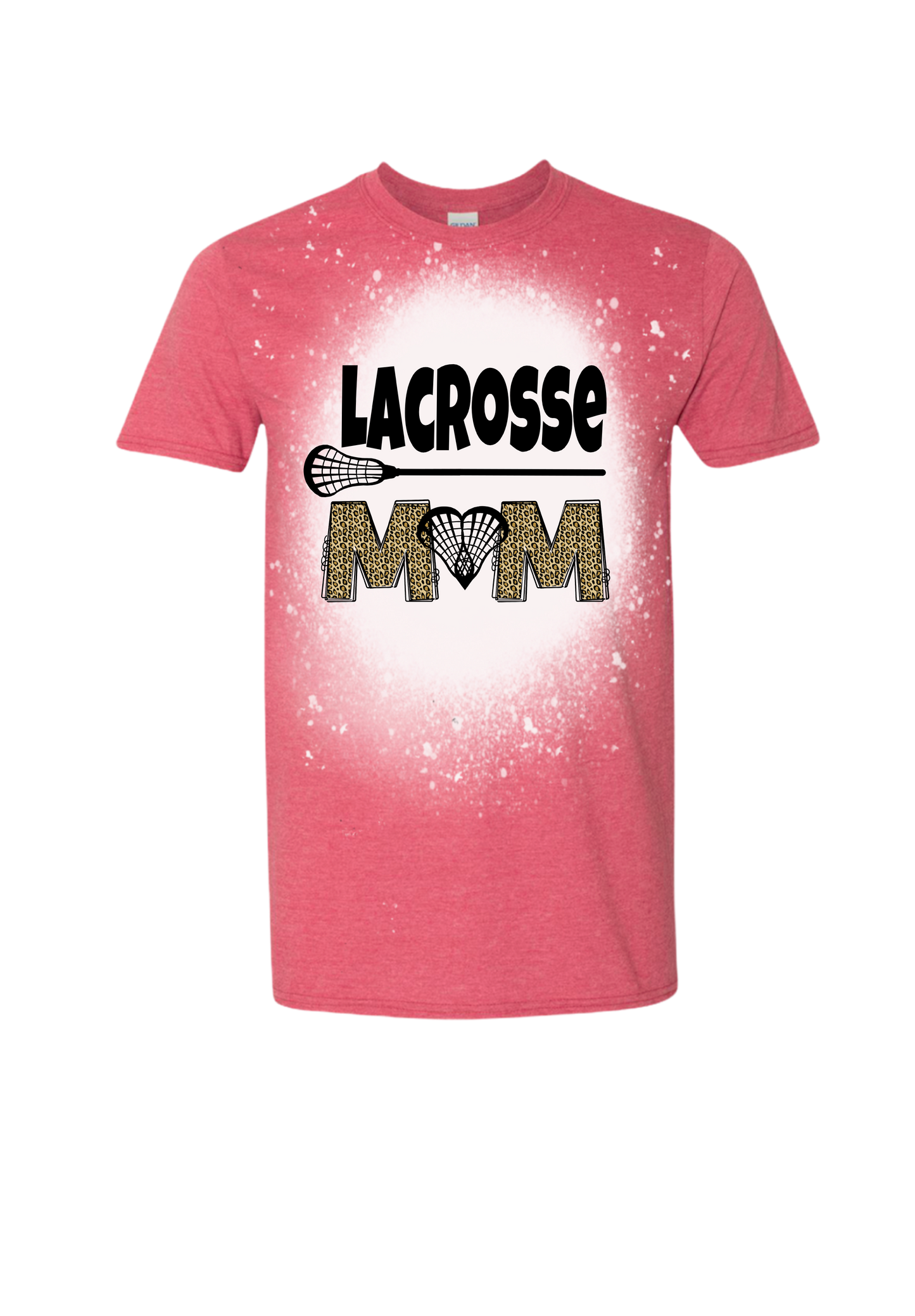 Lacrosse Mom Bleached Tee