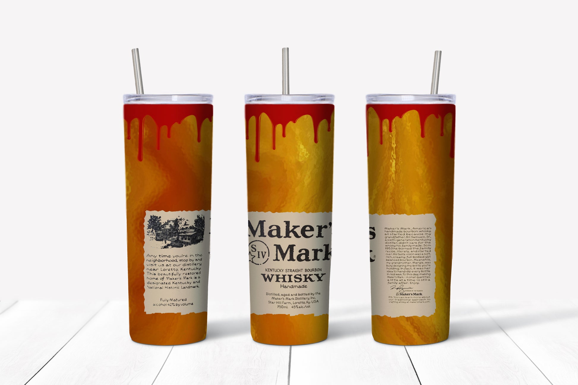 20oz. Tumblers Alcohol Designs