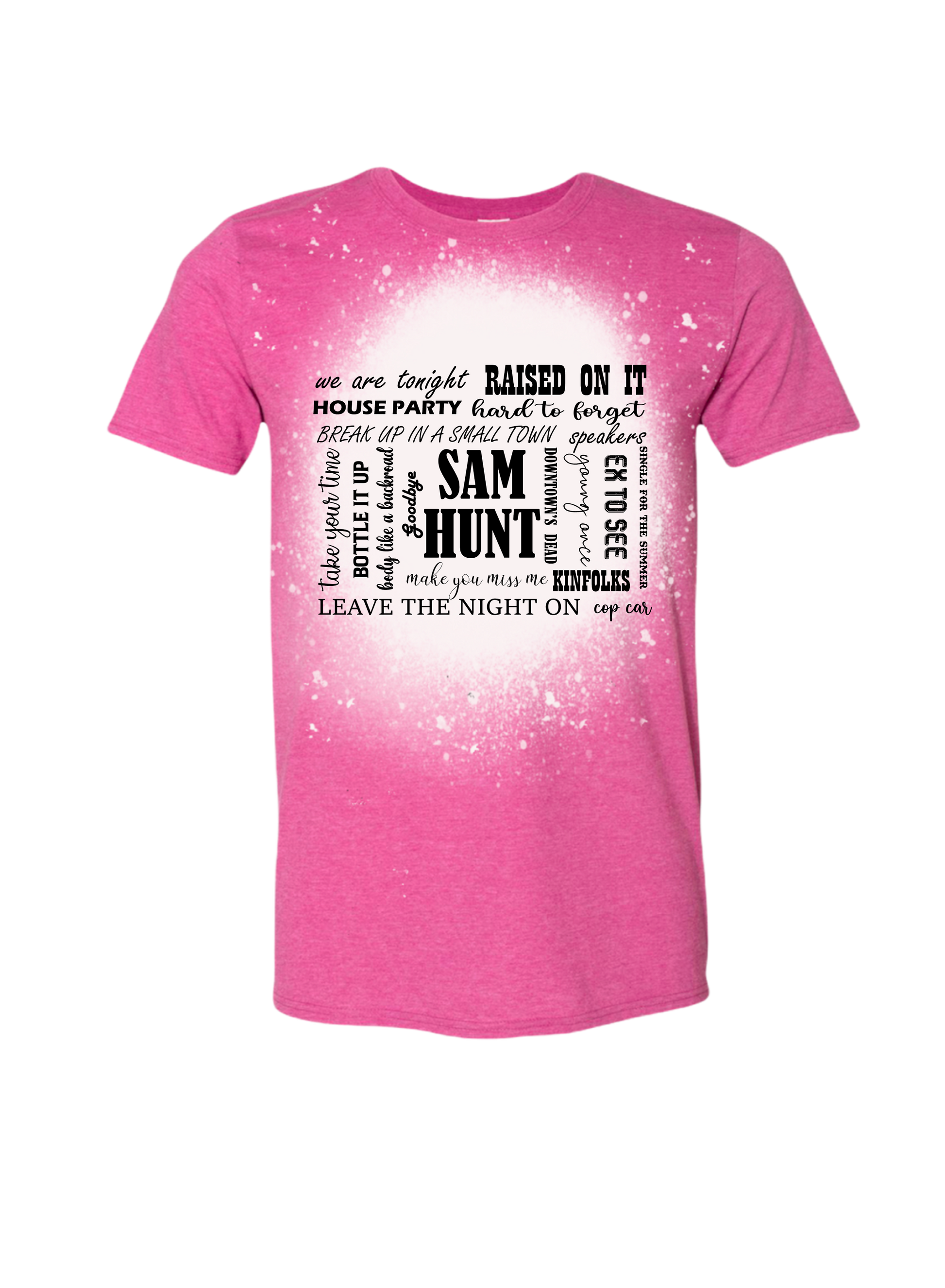 Sam Hunt Songs Bleached Tee