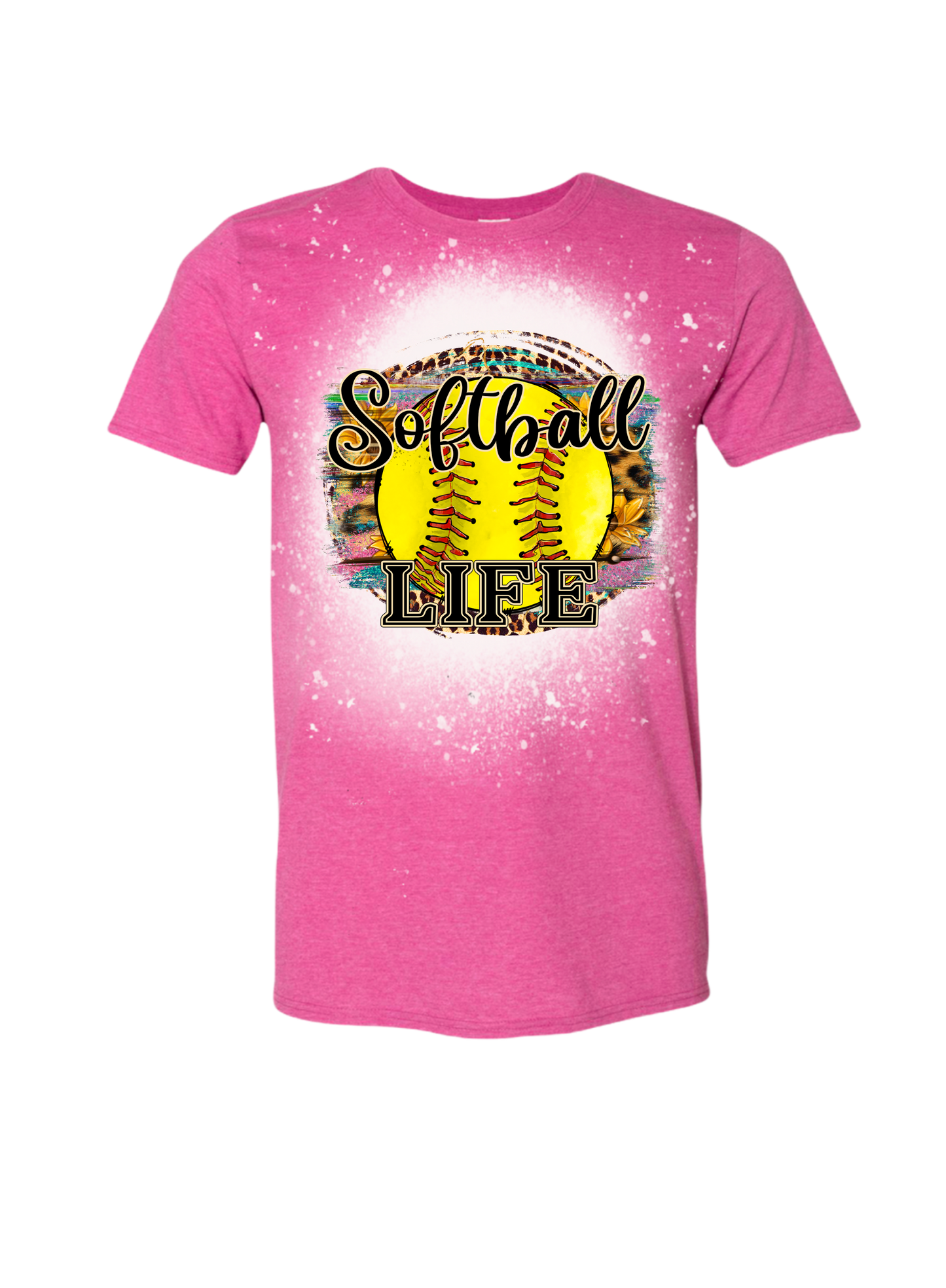 Softball Life Bleached Tee