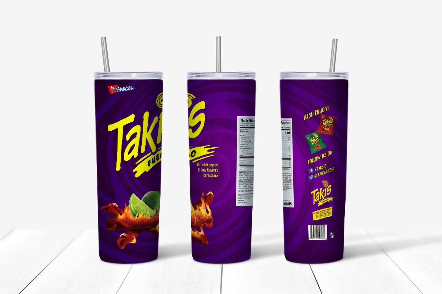 20oz. Tumblers Food Designs